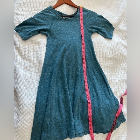 Ganni Cotton Slub A-Line Swing Dress - Picture 10 of 13